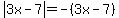 abs%283x-7%29=-%283x-7%29