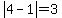 abs%284-1%29=3