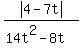 abs%284-7t%29%2F%2814t%5E2-8t%29