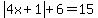 abs%284x%2B1%29%2B6=15