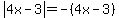 abs%284x-3%29=-%284x-3%29