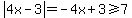 abs%284x-3%29=-4x%2B3%3E=7