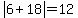 abs%286%2B18%29+=+12