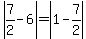 abs%287%2F2+-+6%29+=+abs%281+-+7%2F2%29