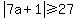 abs%287a%2B1%29%3E=27