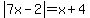 abs%287x-2%29=x%2B4