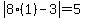 abs%288%281%29-3%29=5