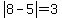 abs%288-5%29=3