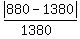 abs%28880-1380%29%2F%281380%29