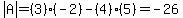 abs%28A%29=%283%29%28-2%29-%284%29%285%29=-26