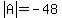 abs%28A%29=-48