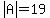 abs%28A%29=19