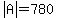 abs%28A%29=780