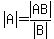 abs%28A%29=abs%28AB%29%2Fabs%28B%29