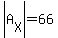 abs%28A%5BX%5D%29=66