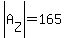 abs%28A%5BZ%5D%29=165