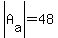 abs%28A%5Ba%5D%29=48