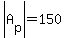 abs%28A%5Bp%5D%29=150