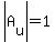 abs%28A%5Bu%5D%29=1