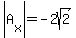 abs%28A%5Bx%5D%29=-2sqrt%282%29