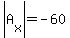 abs%28A%5Bx%5D%29=-60