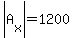 abs%28A%5Bx%5D%29=1200