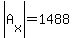 abs%28A%5Bx%5D%29=1488