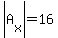 abs%28A%5Bx%5D%29=16