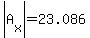 abs%28A%5Bx%5D%29=23.086