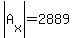 abs%28A%5Bx%5D%29=2889