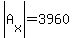 abs%28A%5Bx%5D%29=3960
