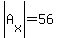 abs%28A%5Bx%5D%29=56
