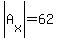 abs%28A%5Bx%5D%29=62