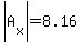 abs%28A%5Bx%5D%29=8.16