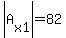 abs%28A%5Bx1%5D%29=82