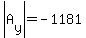 abs%28A%5By%5D%29=-1181