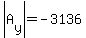 abs%28A%5By%5D%29=-3136