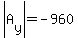 abs%28A%5By%5D%29=-960