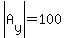 abs%28A%5By%5D%29=100
