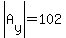 abs%28A%5By%5D%29=102