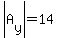 abs%28A%5By%5D%29=14