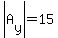 abs%28A%5By%5D%29=15