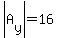 abs%28A%5By%5D%29=16