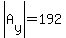 abs%28A%5By%5D%29=192