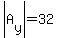 abs%28A%5By%5D%29=32