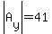 abs%28A%5By%5D%29=41
