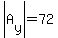 abs%28A%5By%5D%29=72