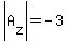 abs%28A%5Bz%5D%29=-3
