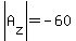 abs%28A%5Bz%5D%29=-60