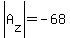 abs%28A%5Bz%5D%29=-68